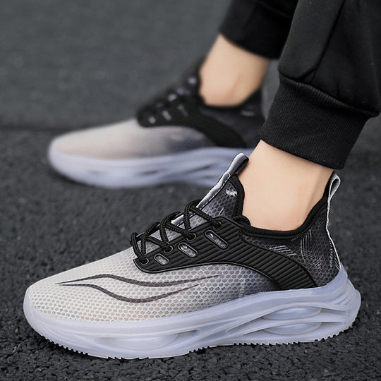 Damen Sportliche Leichtgewicht Sneakers mit atmungsaktivem Obermaterial EB