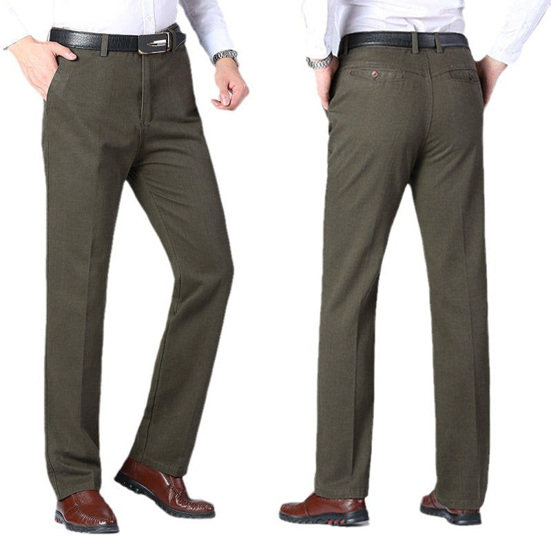 Herren Elegante Anzughose mit schmalem Schnitt und praktischen Taschen EB