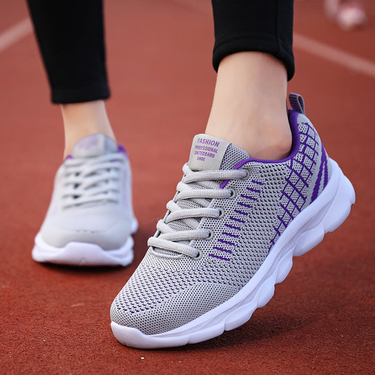 Damen Atmungsaktive Laufschuhe mit flexibler Sohle und stoßdämpfender Technologie EB