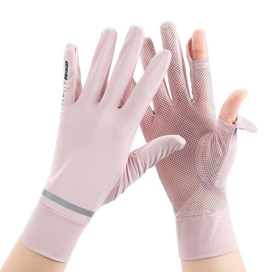 EB | Sonnenschirm Eis Seide Handschuhe