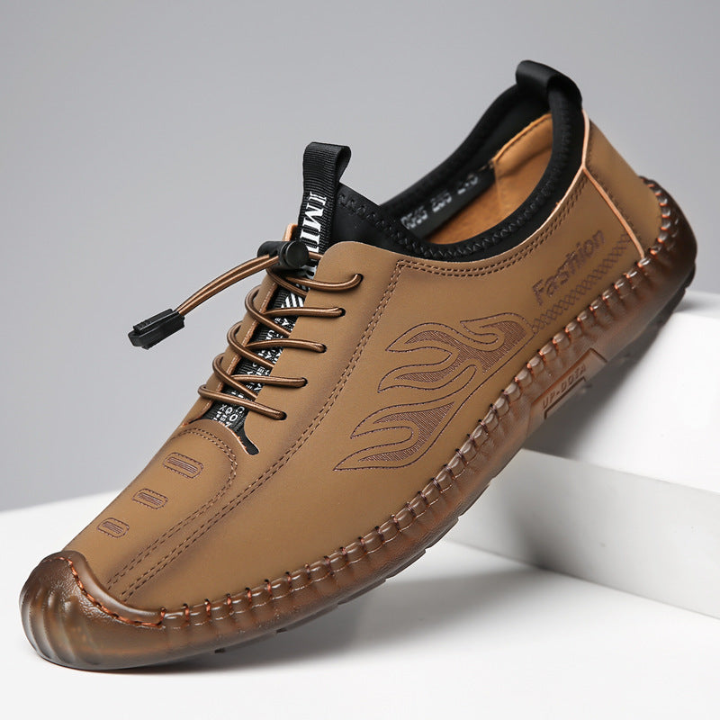 Damen Bequeme Sport-Casual Sneakers mit elastischen Schnürsenkeln EB