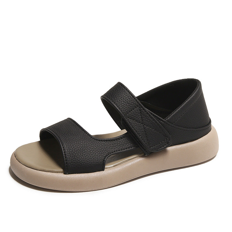 Damen Komfortable Sandalen mit verstellbaren Klettverschlüssen EB