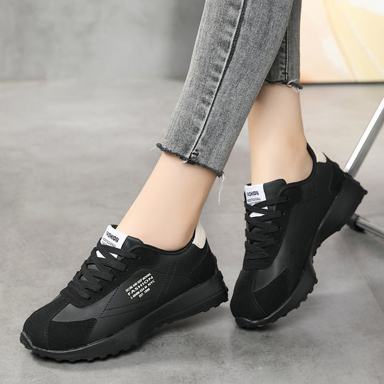 Damen Modische Sneaker mit atmungsaktiver und stoßdämpfender Sohle EB