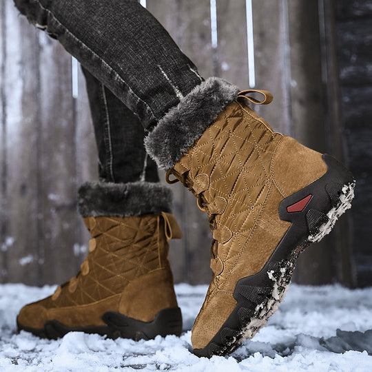 Damen gefütterte Winterstiefel mit rutschfester Sohle von EB