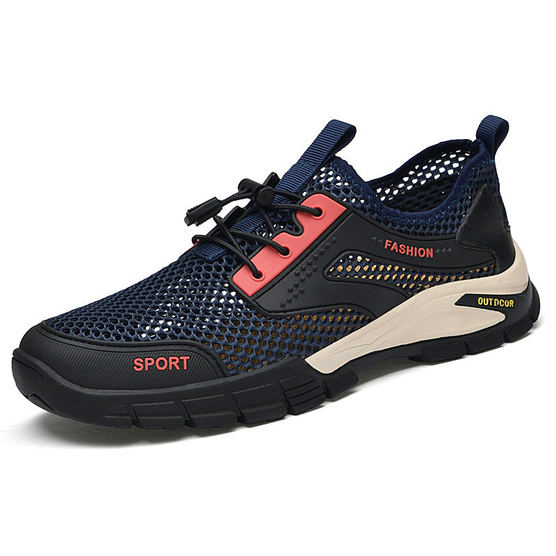 Damen Atmungsaktive Sportliche Sneaker mit Schnellverschluss EB