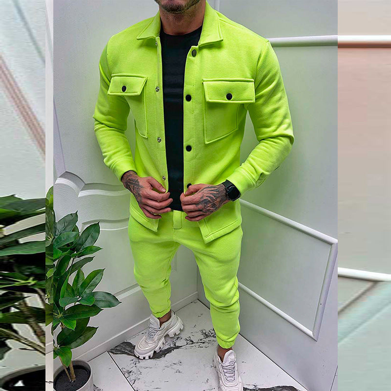Herren Freizeit-Anzug mit praktischem Schnitt und Taschen EB