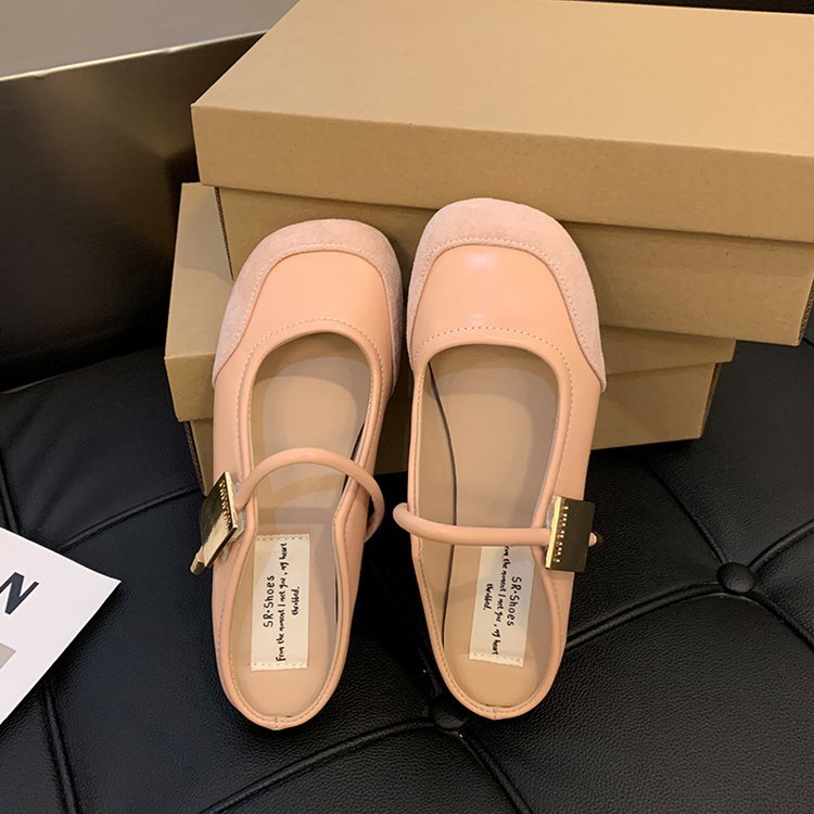 Damen elegante Ballerinas mit modischem Riemchen und komfortabler Innensohle EB