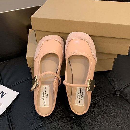 Damen elegante Ballerinas mit modischem Riemchen und komfortabler Innensohle EB