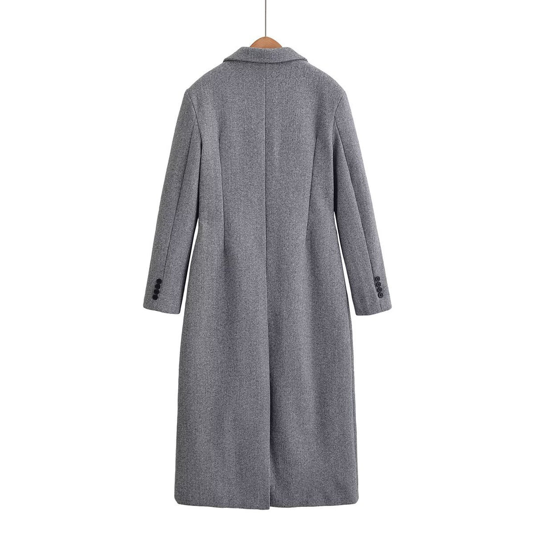 Damen eleganter Bouclé-Mantel EB