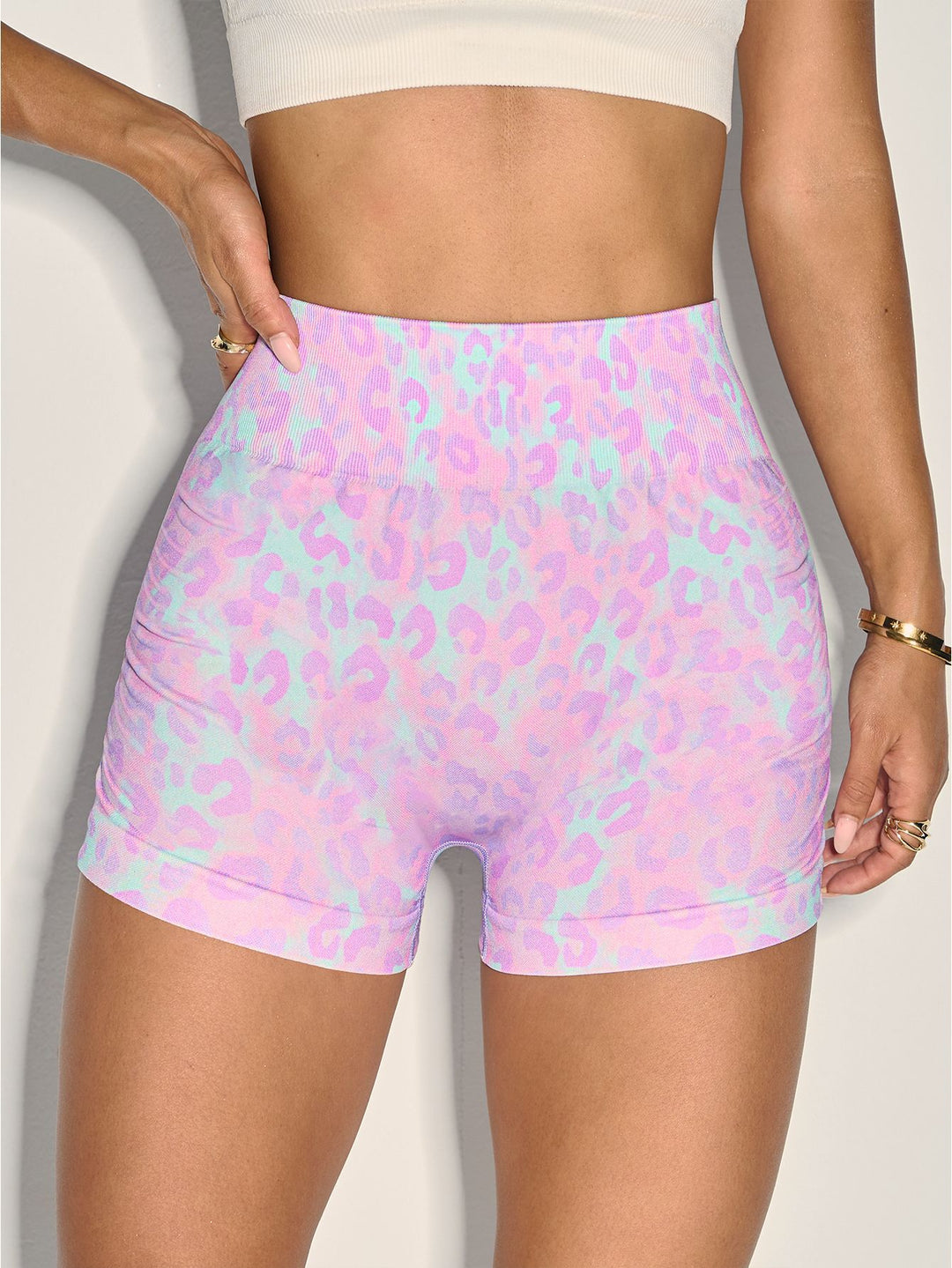 Damen Sportliche High-Waist Shorts EB
