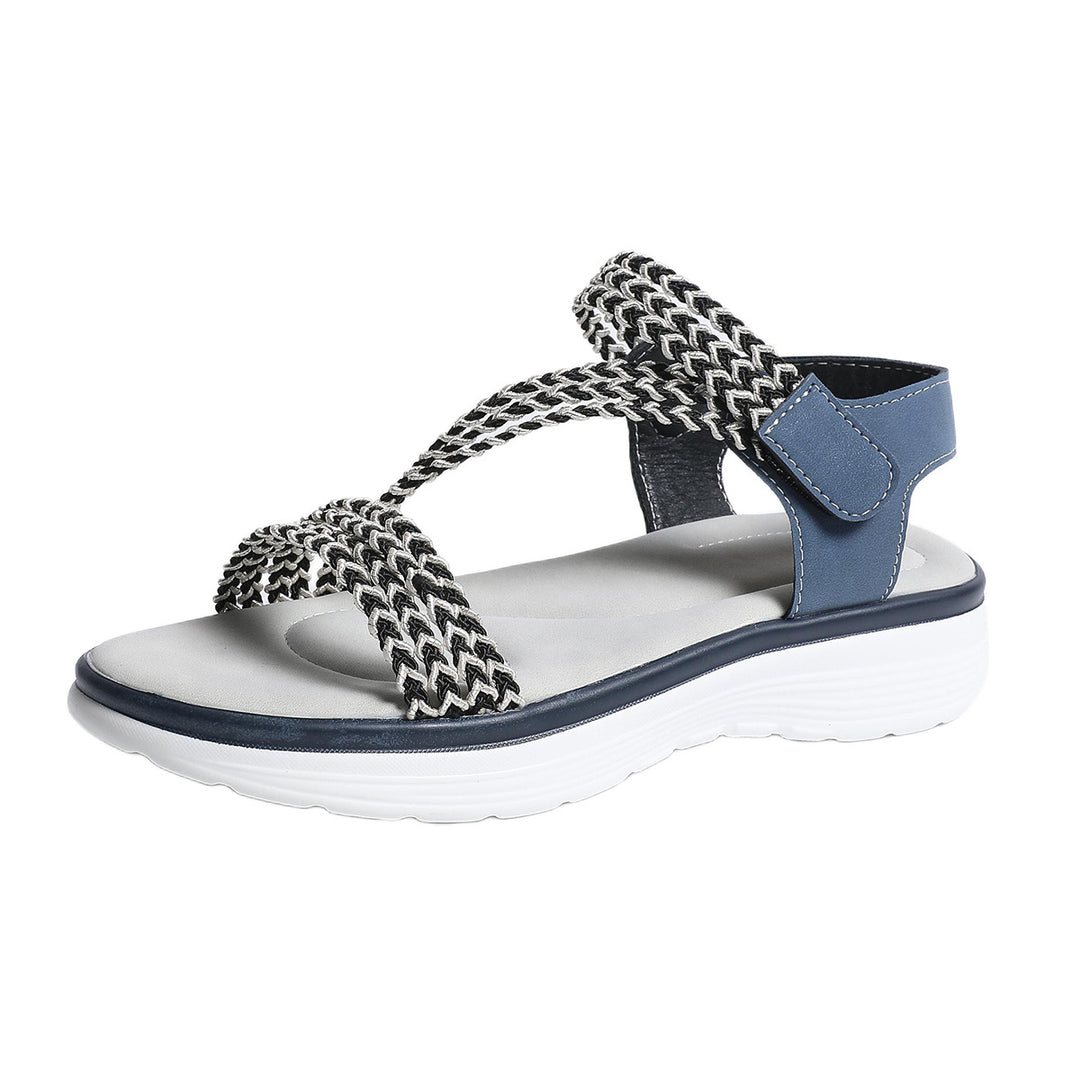 Damen Komfortable Freizeitsandalen mit atmungsaktiven Riemen EB