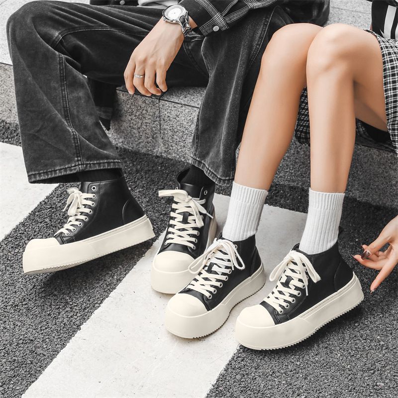 Damen Hohe Plattform-Sneaker mit modernem Design und robustem Profil EB