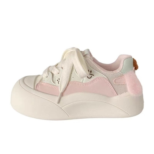 Damen Trendy Sneakers mit süßen Dekorationen und komfortabler Dämpfung EB