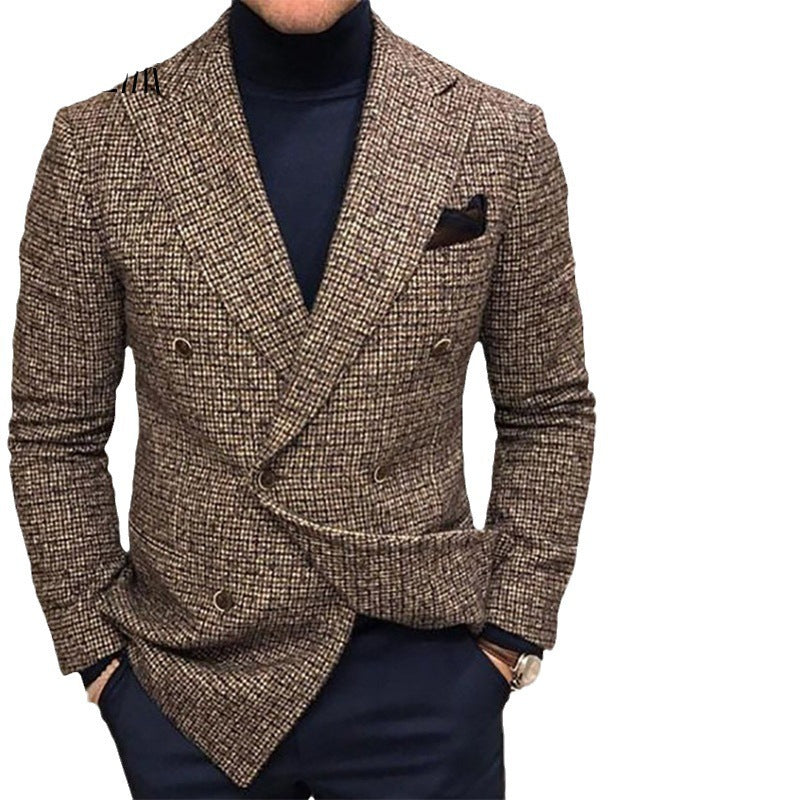 Herren elegante doppelte Brustjacke EB