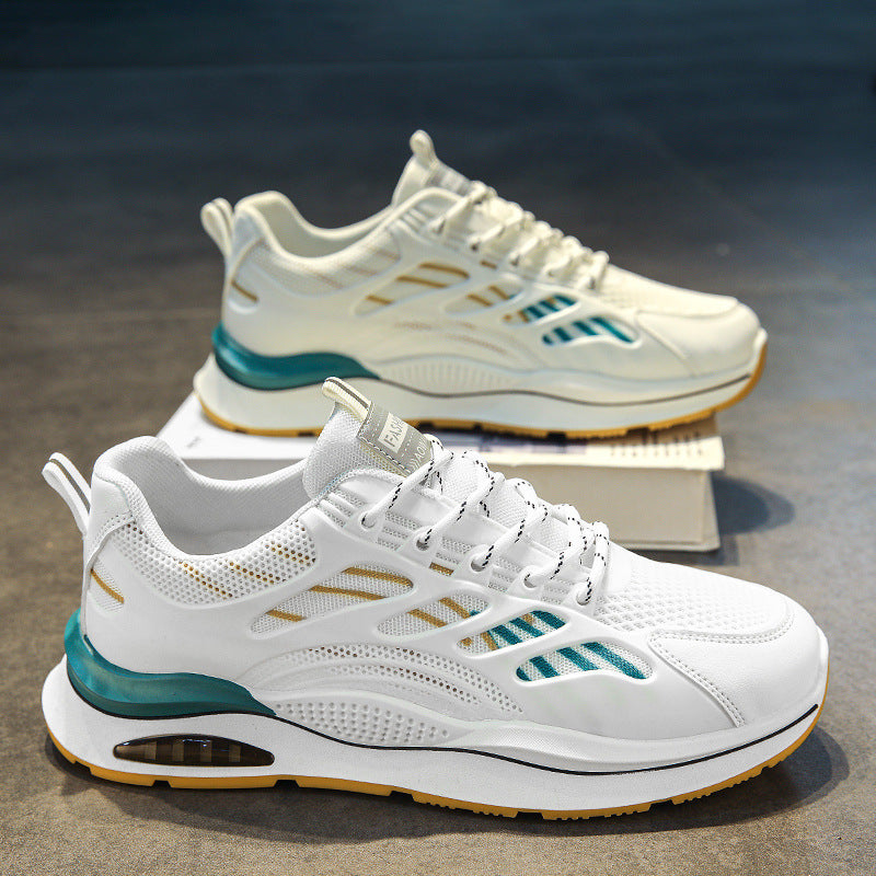 Damen Sportliche Sneakers mit atmungsaktiven Mesh-Einsätzen und dämpfender Sohle EB