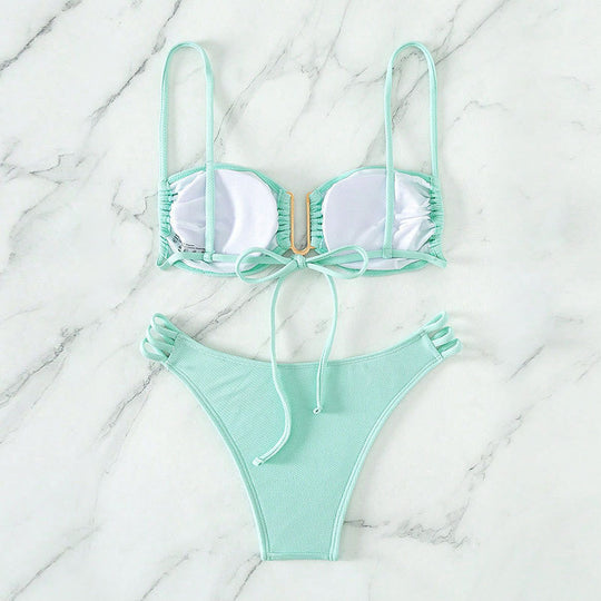 Damen Bikiniset mit elegantem dehnbarem Design und raffinierten Details EB