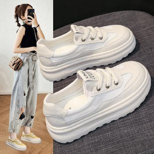 Damen Modische Sneaker mit dickem Sohlenprofil EB