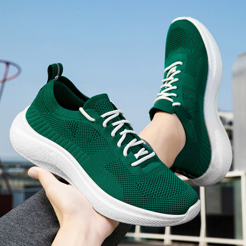 Unisex nan leichter Strick-Sneaker mit anatomischer Zehenbox, gepolsterter Fersenführung und stoßabsorbierender Leichtsohle EB
