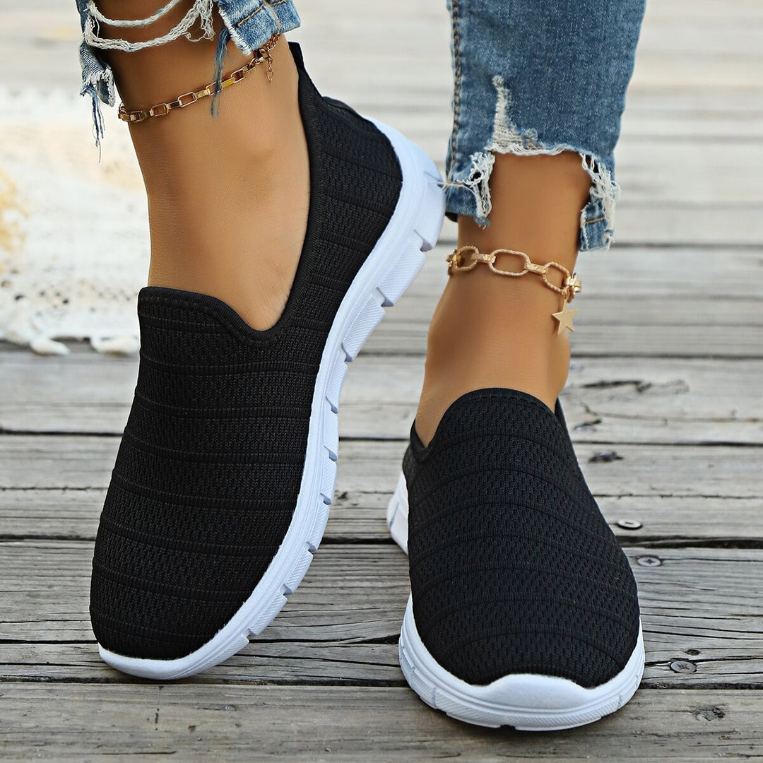 Damen bequeme Sneaker mit atmungsaktivem Design EB