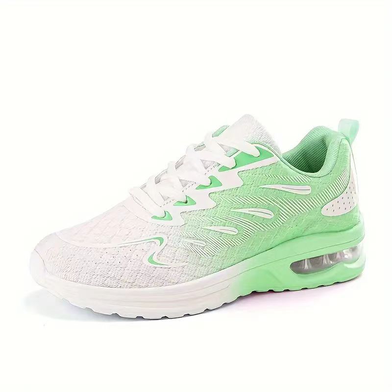 Damen nan leistungsorientierter Fitnesssneaker mit sichtbarer Luftdämpfung und nahtlosem Strickobermaterial EB