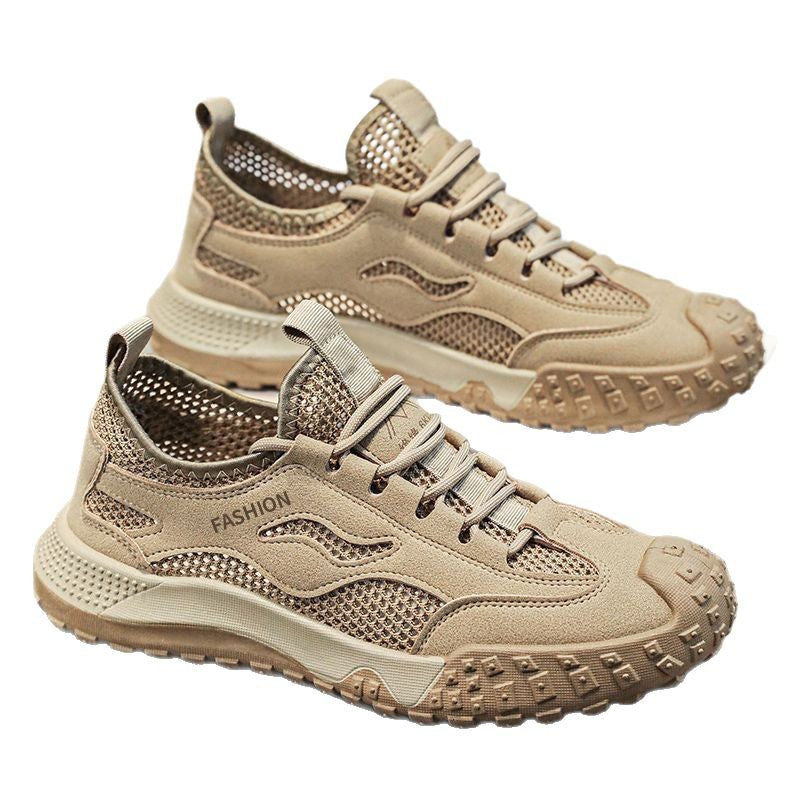 Damen Sportliche Outdoor-Sneaker mit rutschfester Sohle und atmungsaktiver Oberflächenstruktur EB
