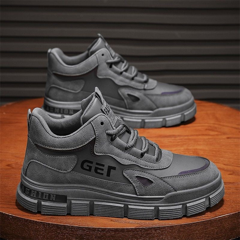 Damen Sportliche High-Top Sneakers mit atmungsaktivem Obermaterial und rutschfester Sohle EB