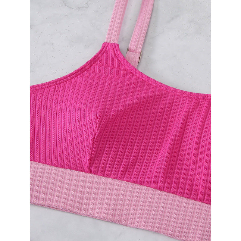 Damen Sport-Bikini-Set mit elegantem Design und verstellbaren Trägern EB