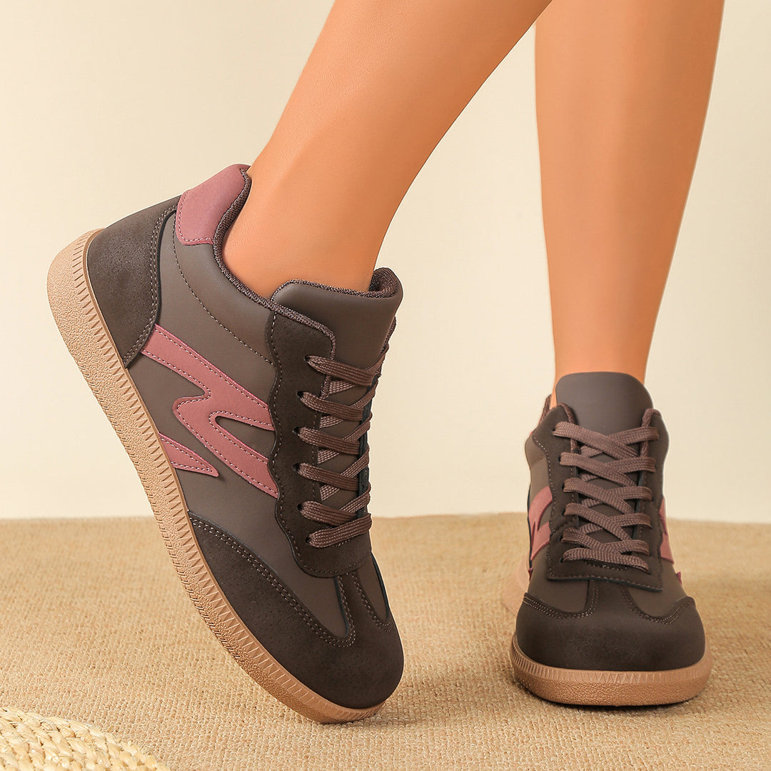 Damen Sneakers im sportlichen High-Top-Stil mit modischen Akzenten EB