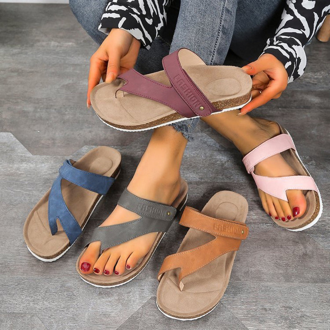 Damen Flip-Flops mit ergonomischem Fußbett EB