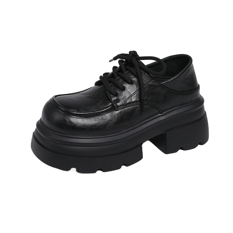 Damen Chunky Schnürschuhe mit robuster Plattform und stylishen Akzenten EB