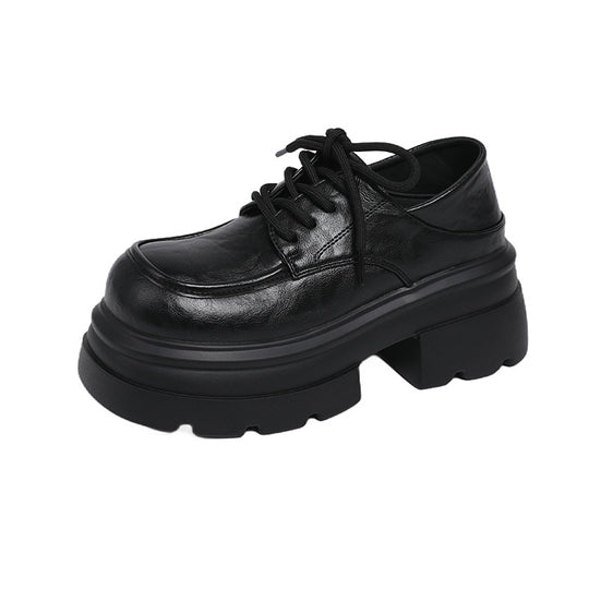 Damen Chunky Schnürschuhe mit robuster Plattform und stylishen Akzenten EB