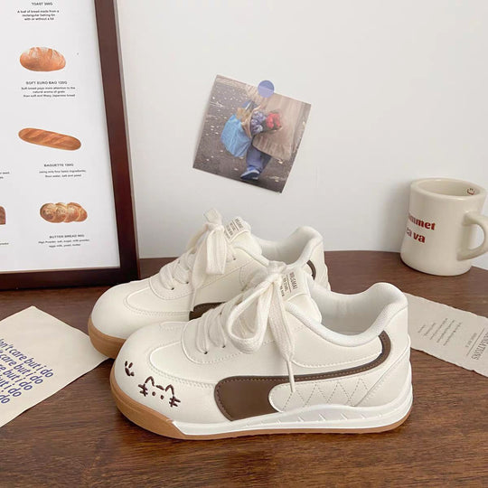 Damen Komfortable Freizeit-Sneaker mit verspielten Tiermotiven EB