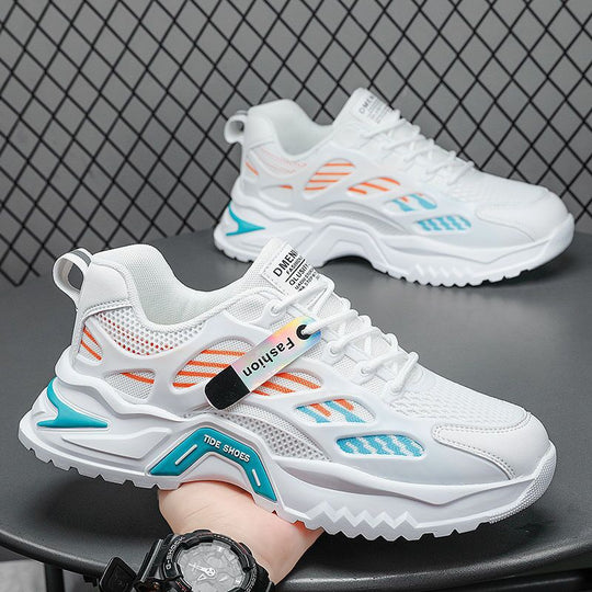 Damen Sportliche Sneaker mit atmungsaktiven Einsätzen und rutschfester Sohle EB