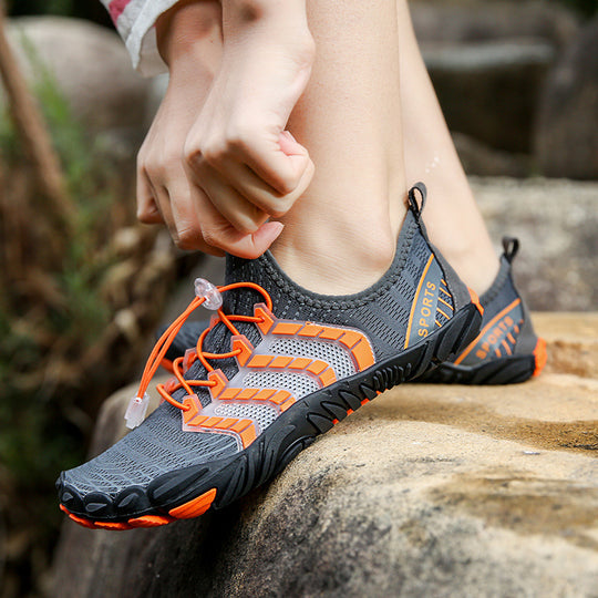 Damen Wassersportschuhe mit rutschfester Sohle und atmungsaktivem Mesh-Obermaterial EB