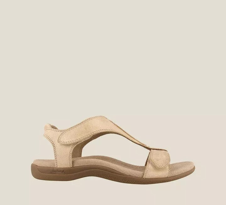 Damen Komfortsandalen mit verstellbaren Riemen und ergonomischer Sohle EB