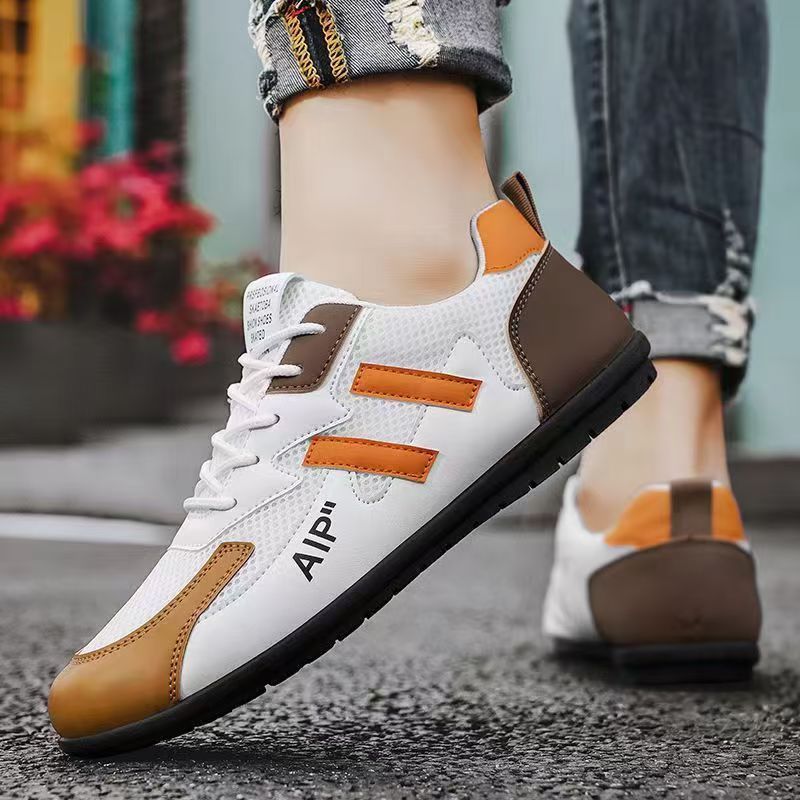 Damen sportliche Sneakers mit atmungsaktiver Mesh-Oberfläche und rutschfester Sohle EB