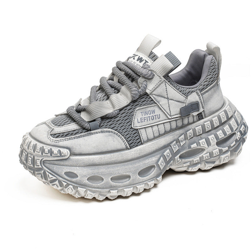 Damen Sportliche High-Top Sneakers mit einzigartigem Design und dämpfender Sohle EB
