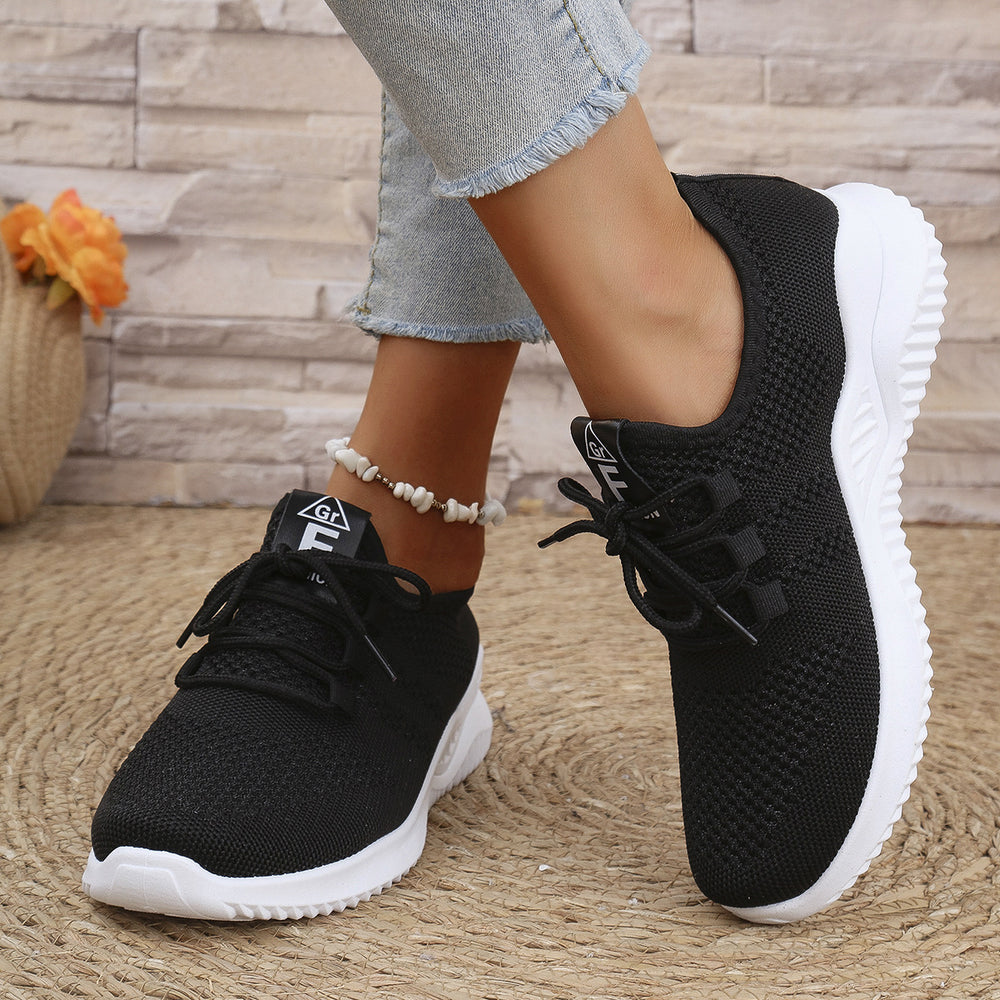 Damen atmungsaktive Sneaker in modischem Design EB