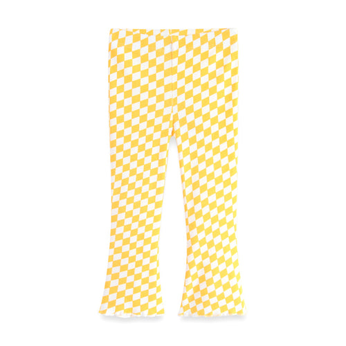 Mädchen Schlagleggings mit kariertem Design EB