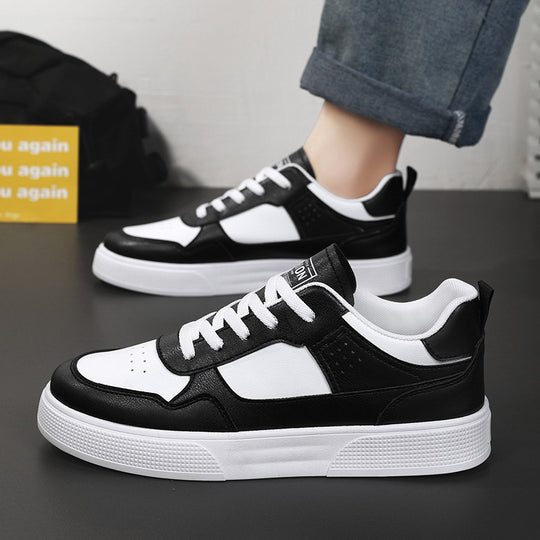 Damen Hochwertige Leder Sneakers EB