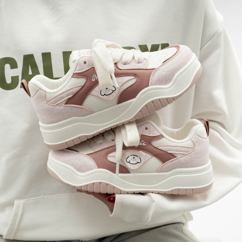Damen Sportliche Sneaker mit verspieltem Tiermotiv und bequemer Dämpfung EB