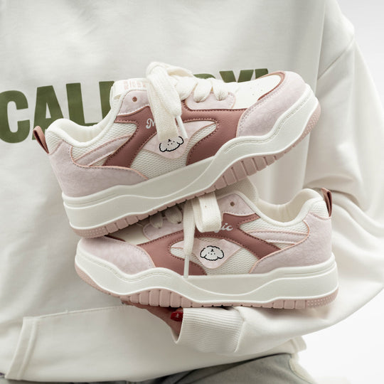 Damen Sportliche Sneaker mit verspieltem Tiermotiv und bequemer Dämpfung EB