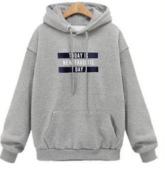 Damen nan lässiger Kapuzenpullover mit Kängurutasche, relaxed Fit und grafischem Statement-Print EB