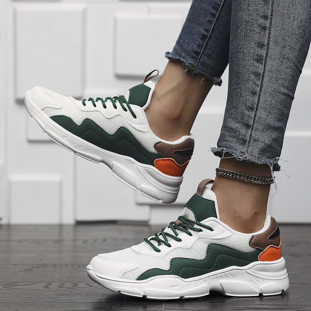 Damen Sportliche Sneakers mit innovativem Dämpfungssystem und atmungsaktivem Mesh EB