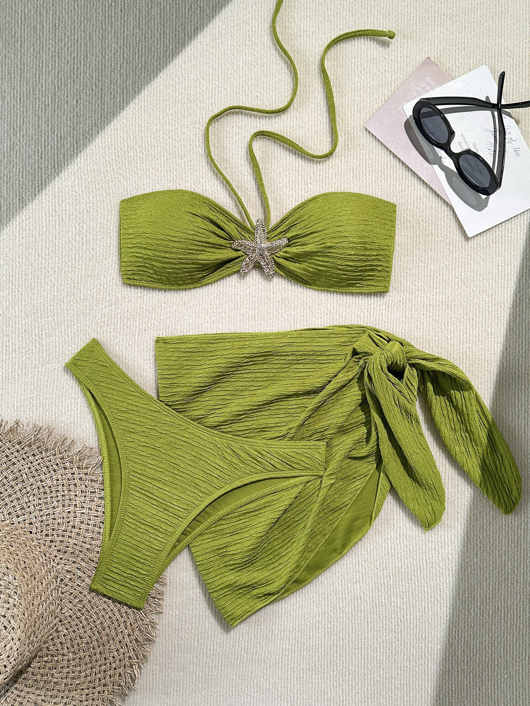 Damen Bandeau-Bikini mit eleganter Wickel-Option EB