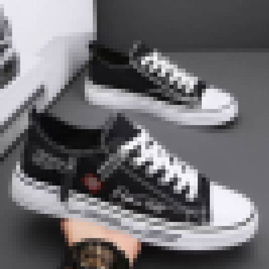 Damen lässige Canvas Sneakers mit robustem Obermaterial und rutschfester Sohle EB