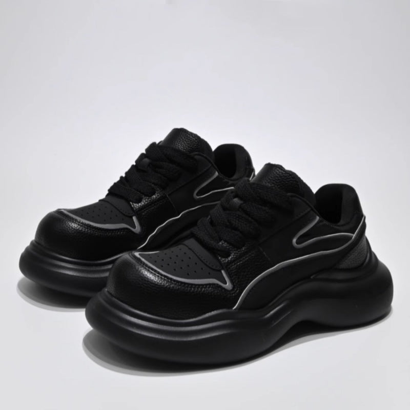 Damen sportive Chunky Sneakers mit innovativem Sohlenprofil und atmungsaktivem Obermaterial EB