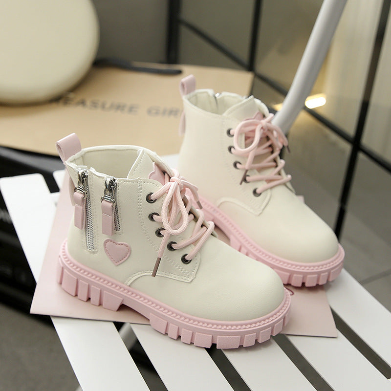Damen Modische Boots mit praktischer Reißverschlussfunktion und rutschfester Sohle EB