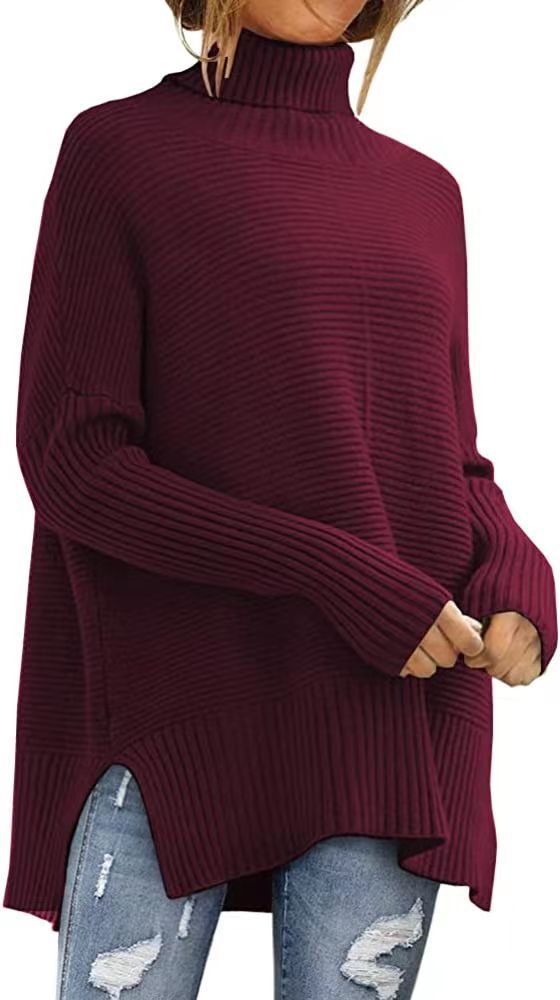 Damen Kuscheliger Rollkragenpullover EB