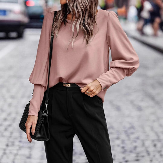 Damen Elegantes und stilvolles Langarmoberteil EB